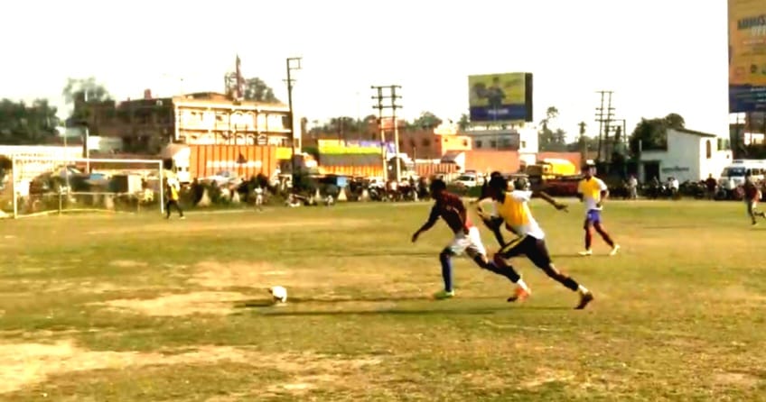 পাঁচলায় দুদিনের স্বামী প্রনবানন্দ ফুটবল টুর্নামেন্ট