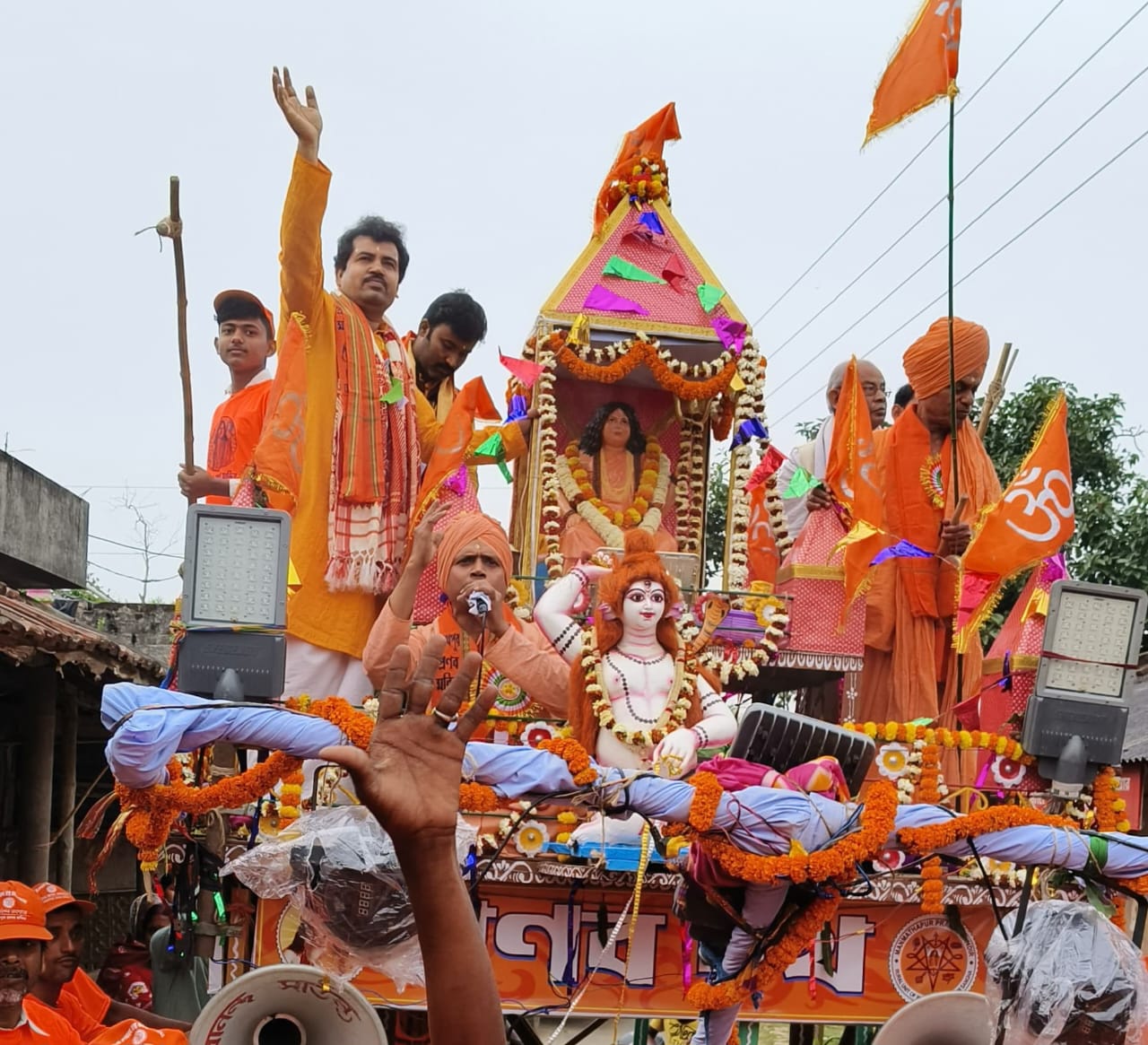 মন্মথপুরে ভারত সেবাশ্রম সঙ্ঘের প্রণব রথযাত্রা