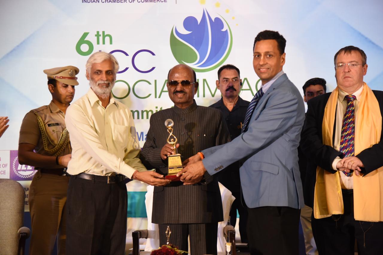 আই সি সি সোশ্যাল ইমপ্যাক্ট আ্যওয়ার্ড পেল ভক্তি বেদান্ত রিসার্চ সেন্টার