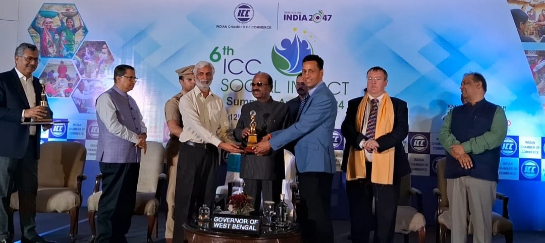 আই সি সি সোশ্যাল ইমপ্যাক্ট আ্যওয়ার্ড পেল ভক্তি বেদান্ত রিসার্চ সেন্টার