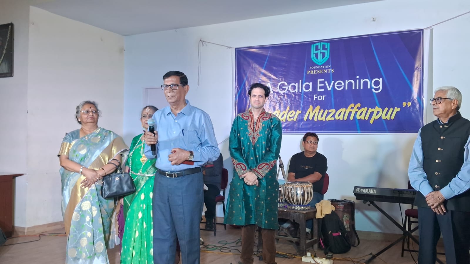 নাচে গানে ও শৈশব জীবনের স্মৃতিচারণ করলেন কলকাতায় মুজাফফরপুরে