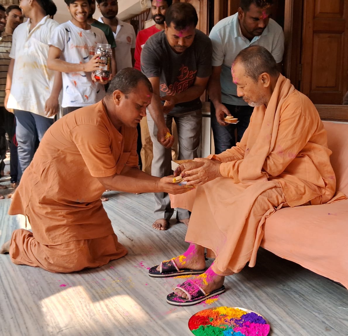 ভারত সেবাশ্রম সঙ্ঘে দোল উৎসব