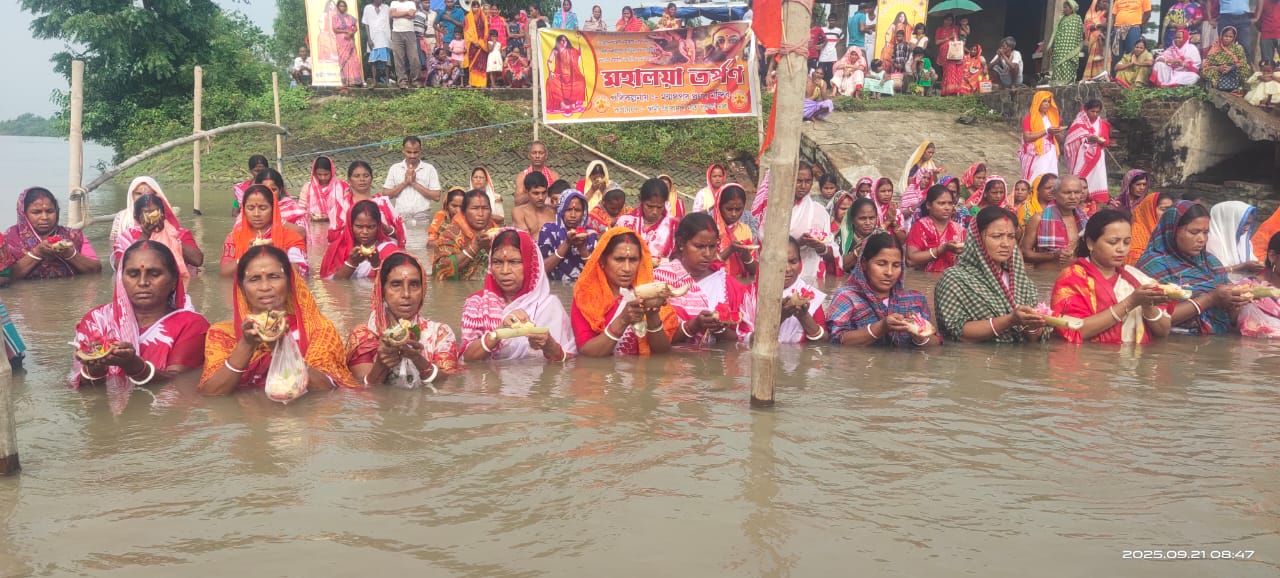 মহালয়ার মহা তর্পণ অনুষ্ঠান সুন্দরবনে