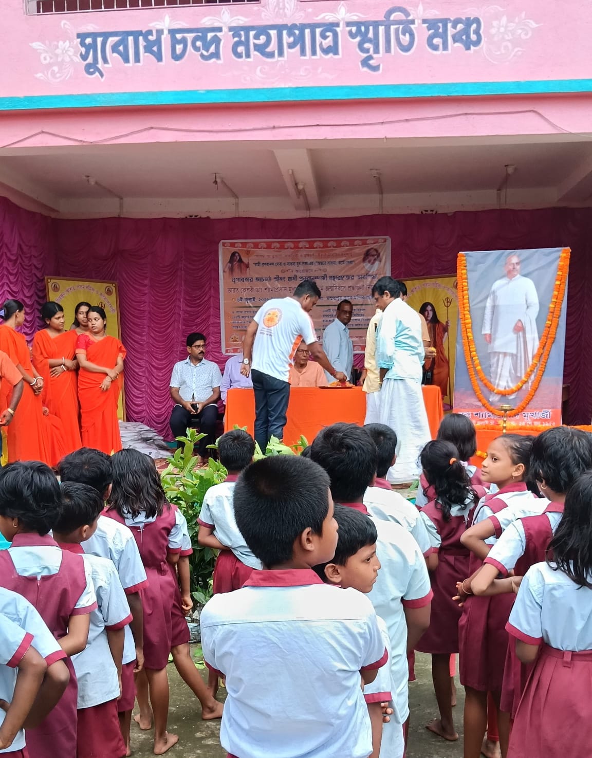 মন্মথপুর প্রণব মন্দিরে পালিত হল ডা: শ্যামাপ্রসাদ মুখার্জীর ১২৫তম জন্মজয়ন্তী